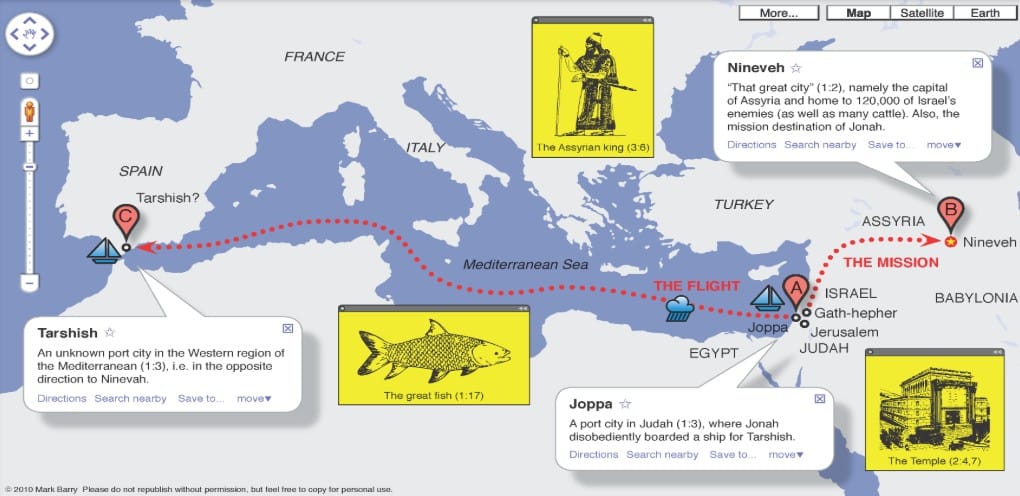 De reis van Jona - credits foto: Mark Barry